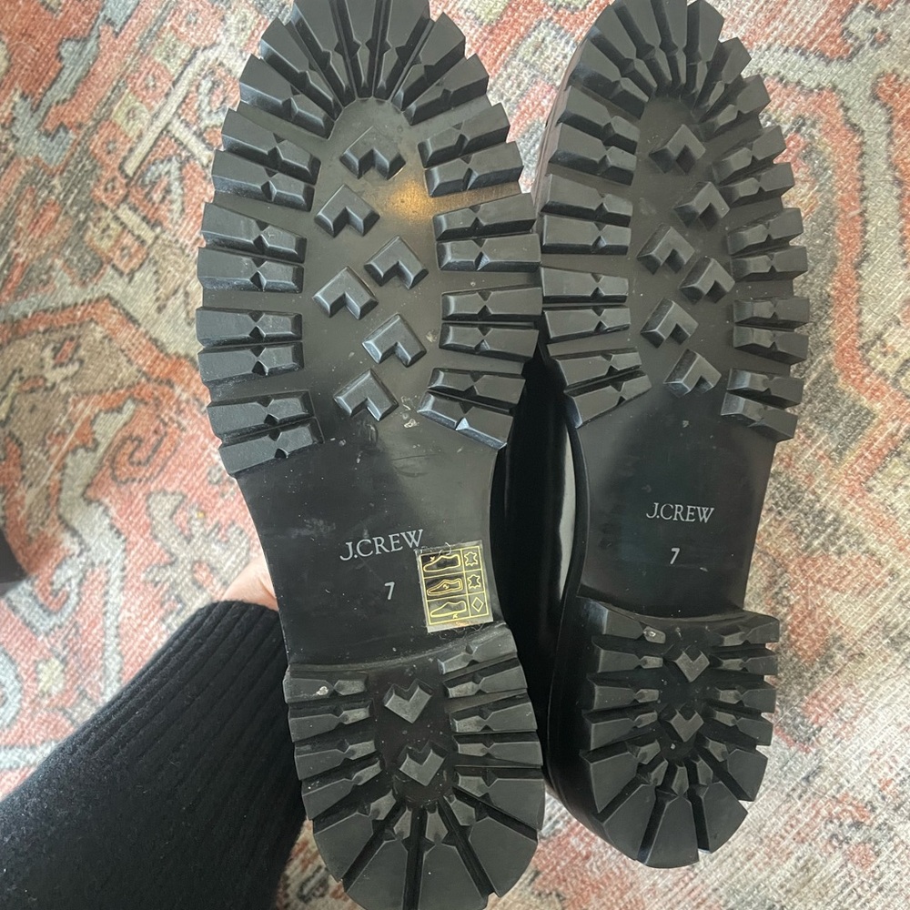 J. Crew Black Patent Leather Penny Loafers - Picture 7 of 8